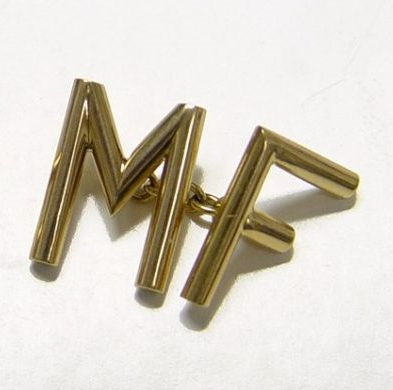 It&rsquo;s On Ebay - &ldquo;MF&rdquo; Cufflinks by Cartier