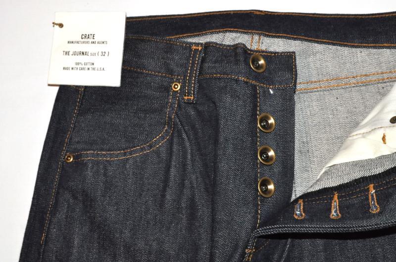 It&rsquo;s On Ebay - <i>Crate &ldquo;Journal&rdquo; raw denim jeans.</i>