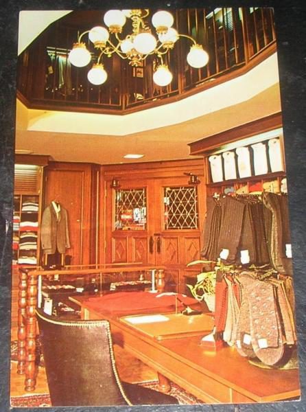 It&rsquo;s On eBay: Vintage Postcard: San Francisco&rsquo;s Cable Car Clothiers