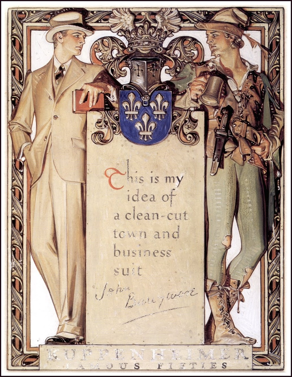 A lovely advertisement sent to us by Johnny