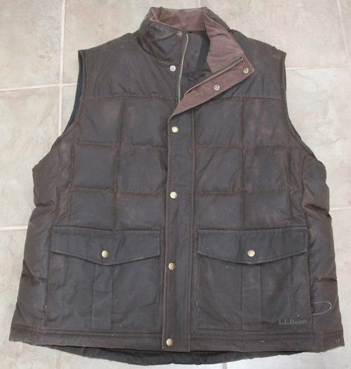 It&rsquo;s On eBay: L.L. Bean Waxed Cotton Down Vest