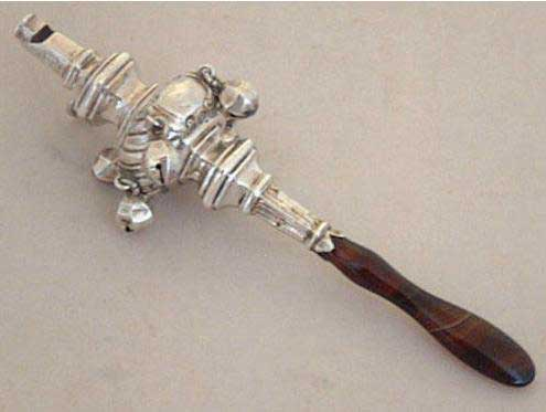 It&rsquo;s On eBay Deakin & Francis Solid Silver Baby Rattle