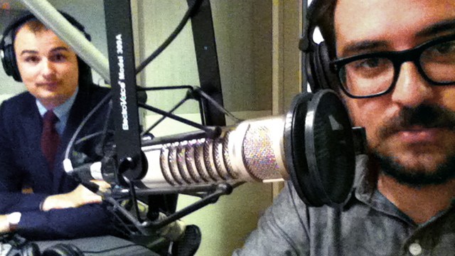 Alex Cohen brought us in to the studio at KPCC