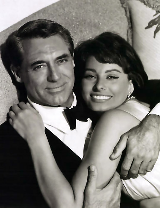 Cary Grant and Sophia Loren