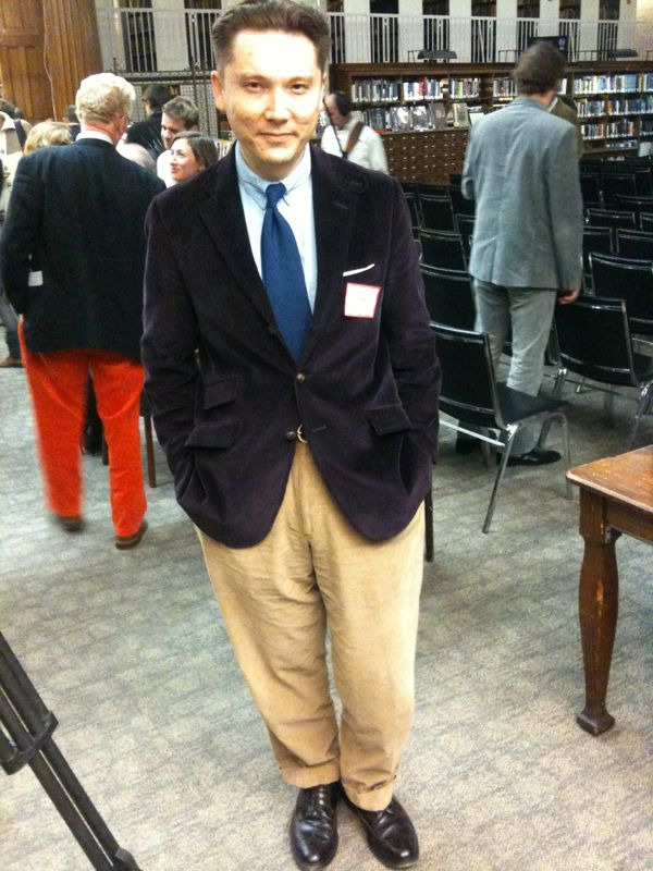 Four corduroys - shirt, tie, trousers and blazer