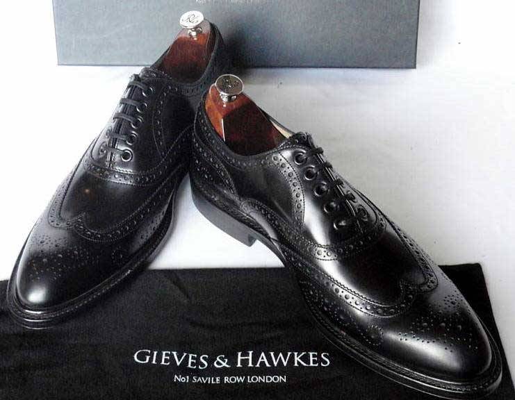 It&rsquo;s on eBay: Gieves & Hawkes Cordovan Wingtips (9UK)