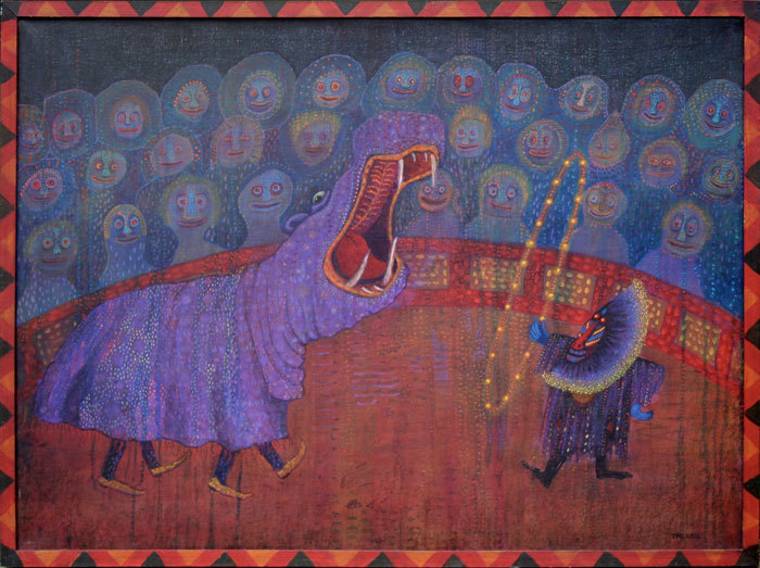 The painting of two snails