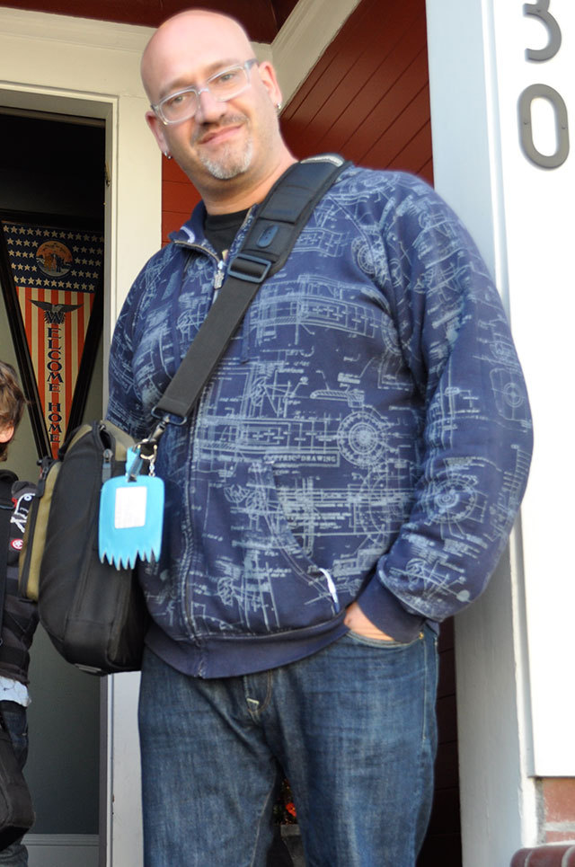 Before and after pictures of David Pescovitz