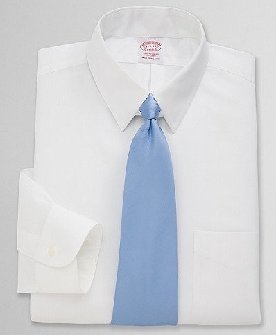 Five white shirts, button-down collars&hellip;