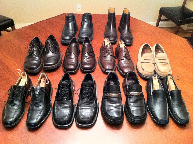 A StyleForum user has posted the transformation of his wardrobe over the course of a year