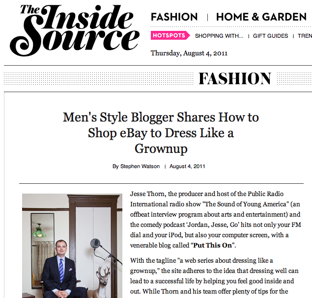 Jesse masterfully handled this interview over at The Inside Source