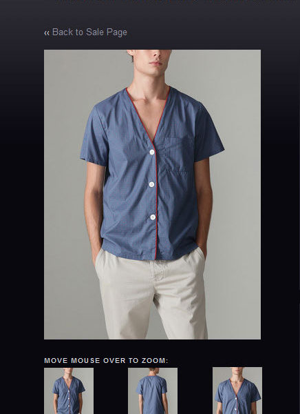 A women&rsquo;s pajama shirt for men