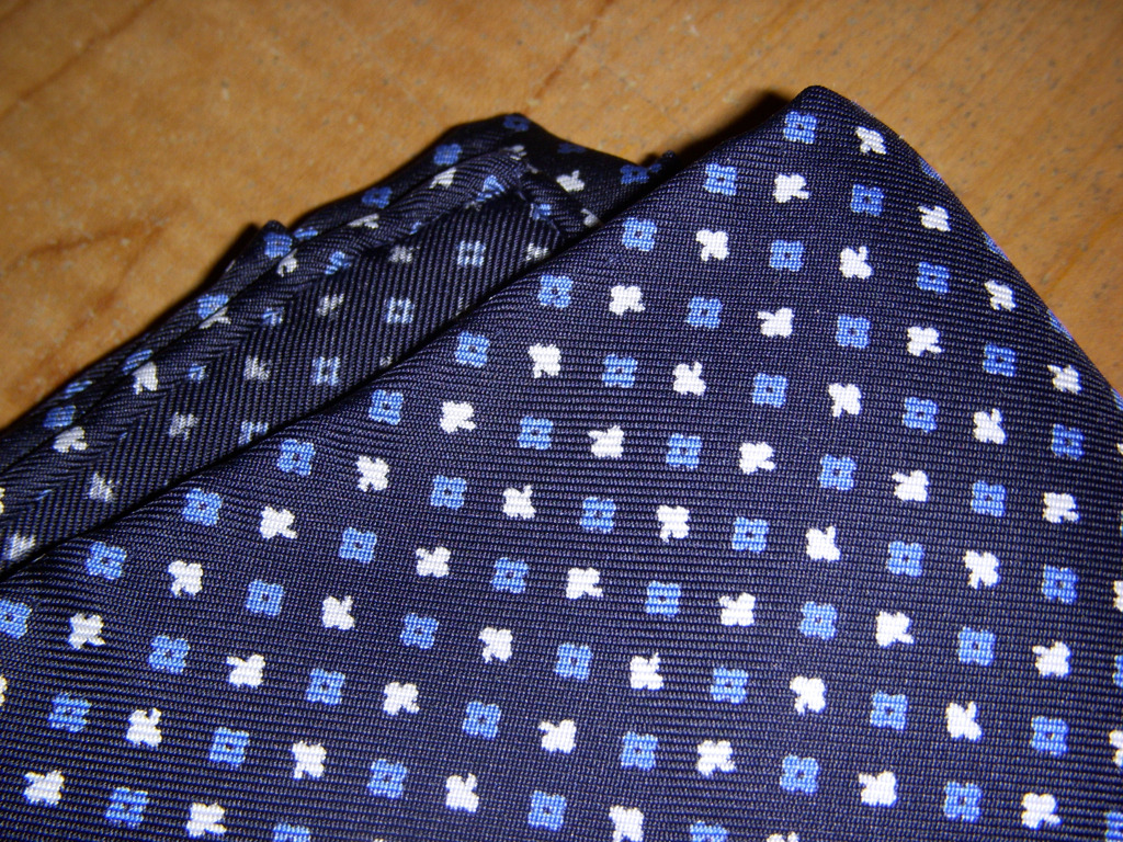 The first picture from the wild of a Put This On Gentlemen&rsquo;s Association pocket square