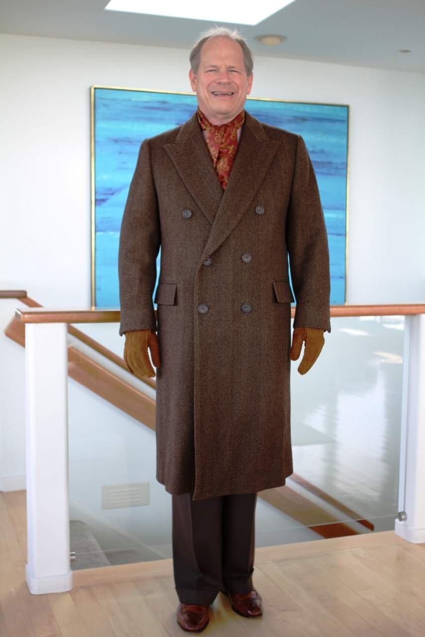 Will from A Suitable Wardrobe&rsquo;s new overcoat