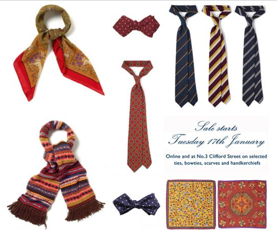 Drake&rsquo;s is having a sale on January 17th