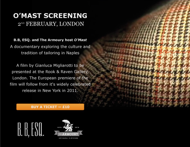 O’Mast Screening in London - 2nd of Feburary