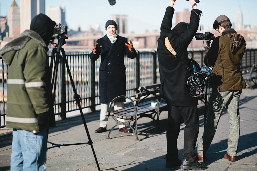 Zac Wolf was kind enough to stop by our shoot in New York City