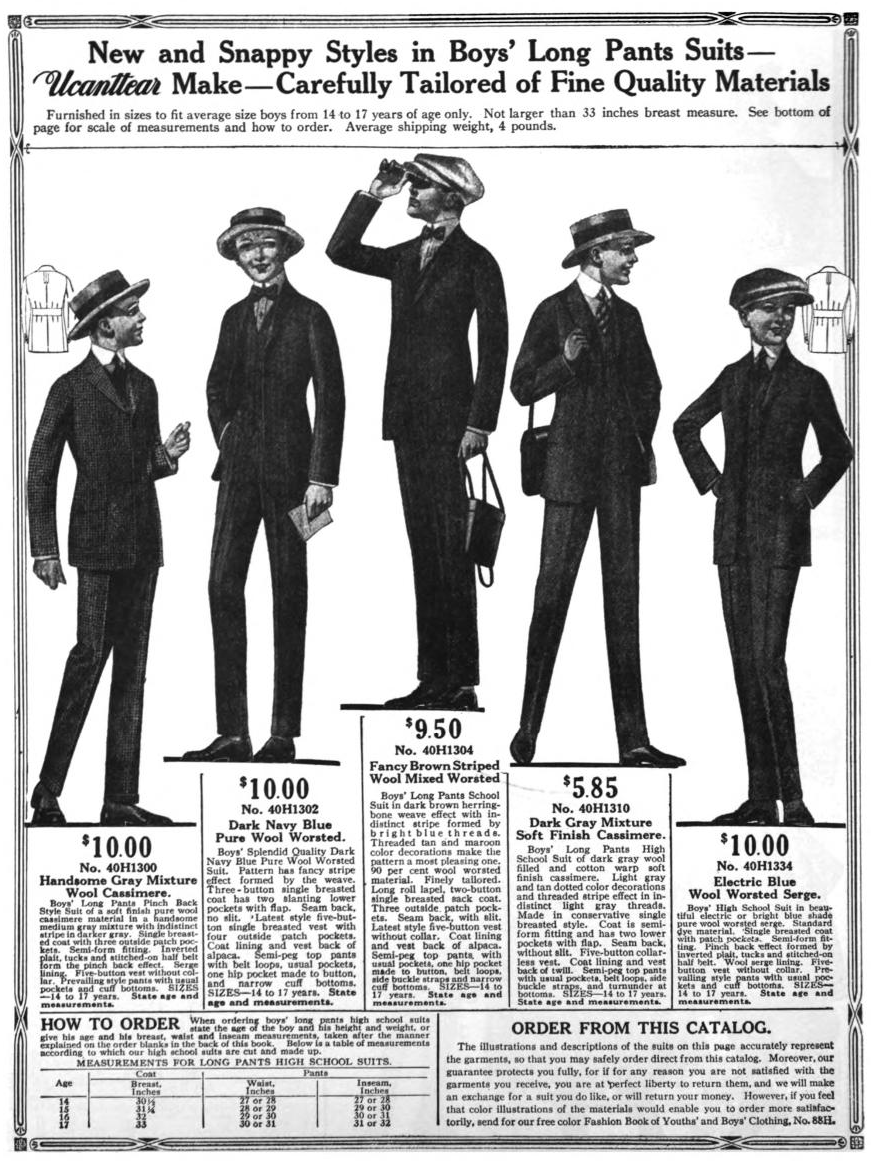 Sears catalogs, published between 1918 and 1920