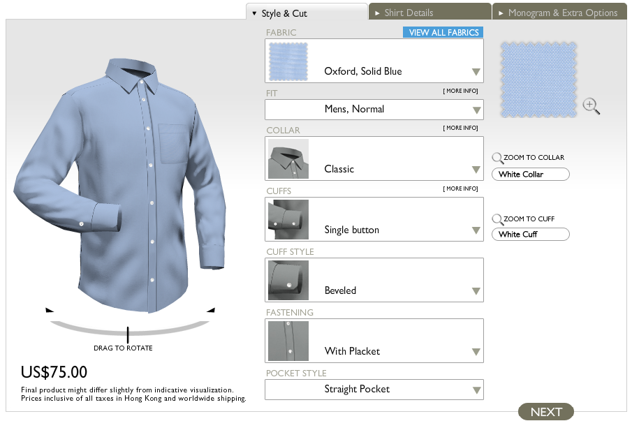 The Custom Shirts Series, Part V: Using Online Tailors
