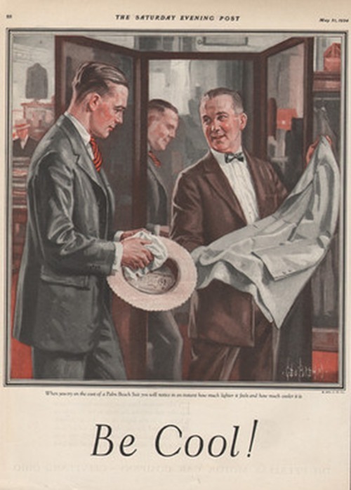 Vintage Palm Beach ads. Be cool!