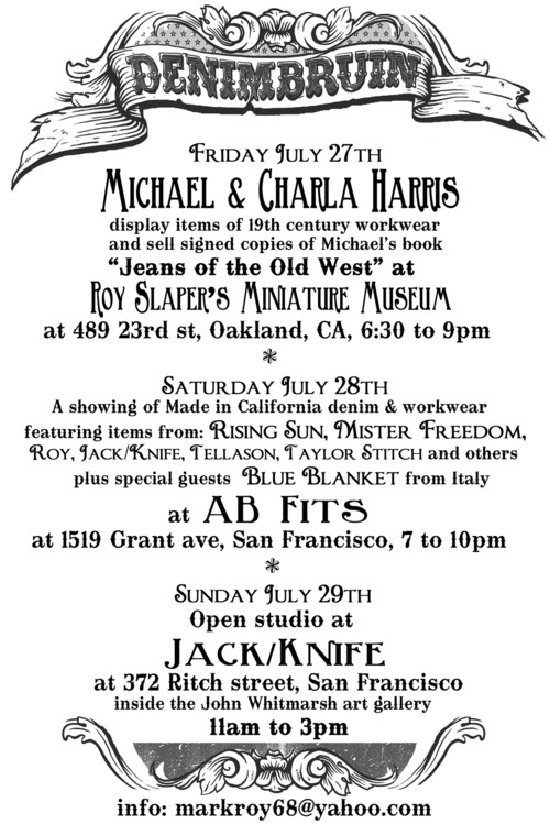 Check out this three-day series of events on all things denim