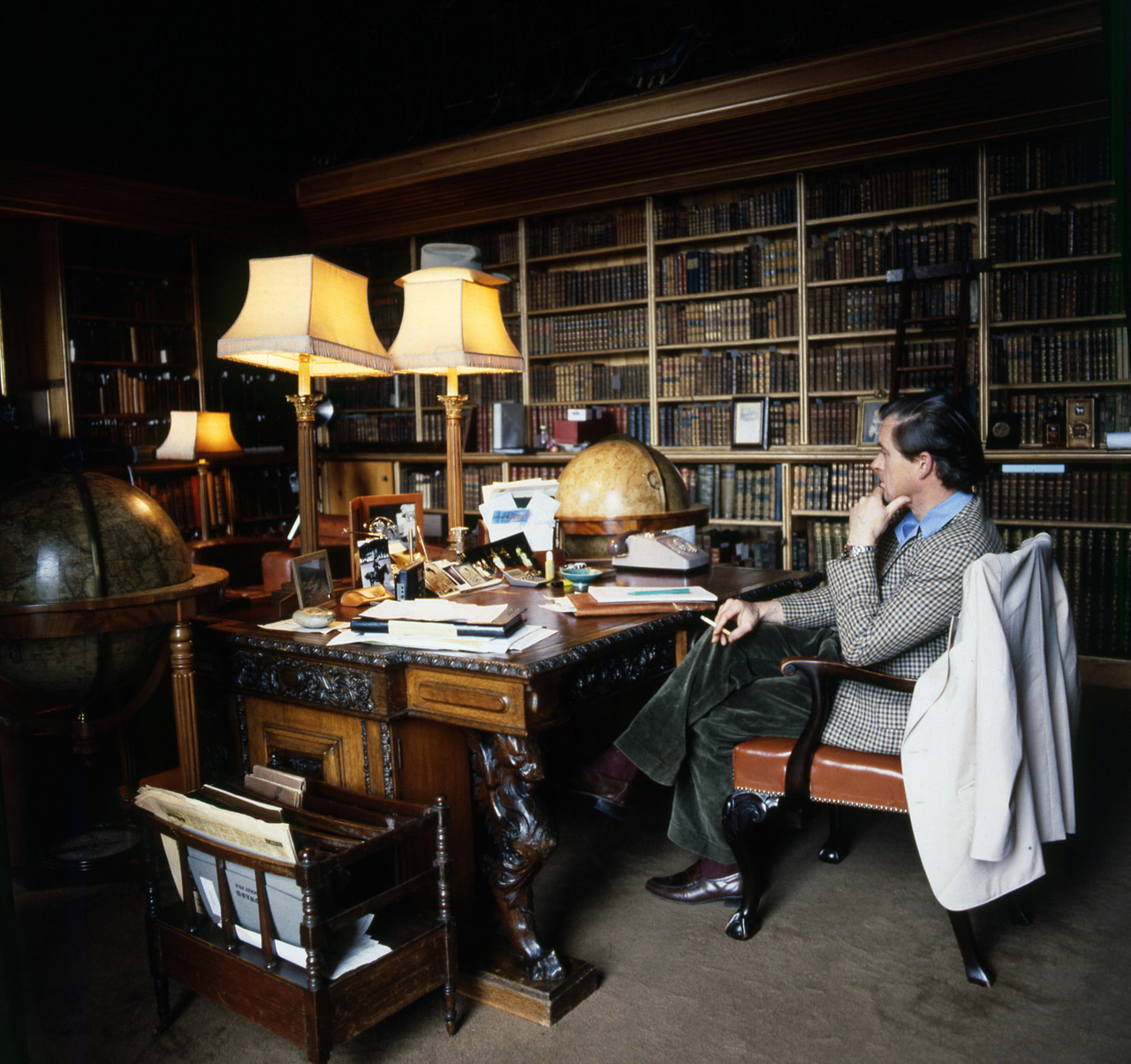 Green Corduroys for Fall