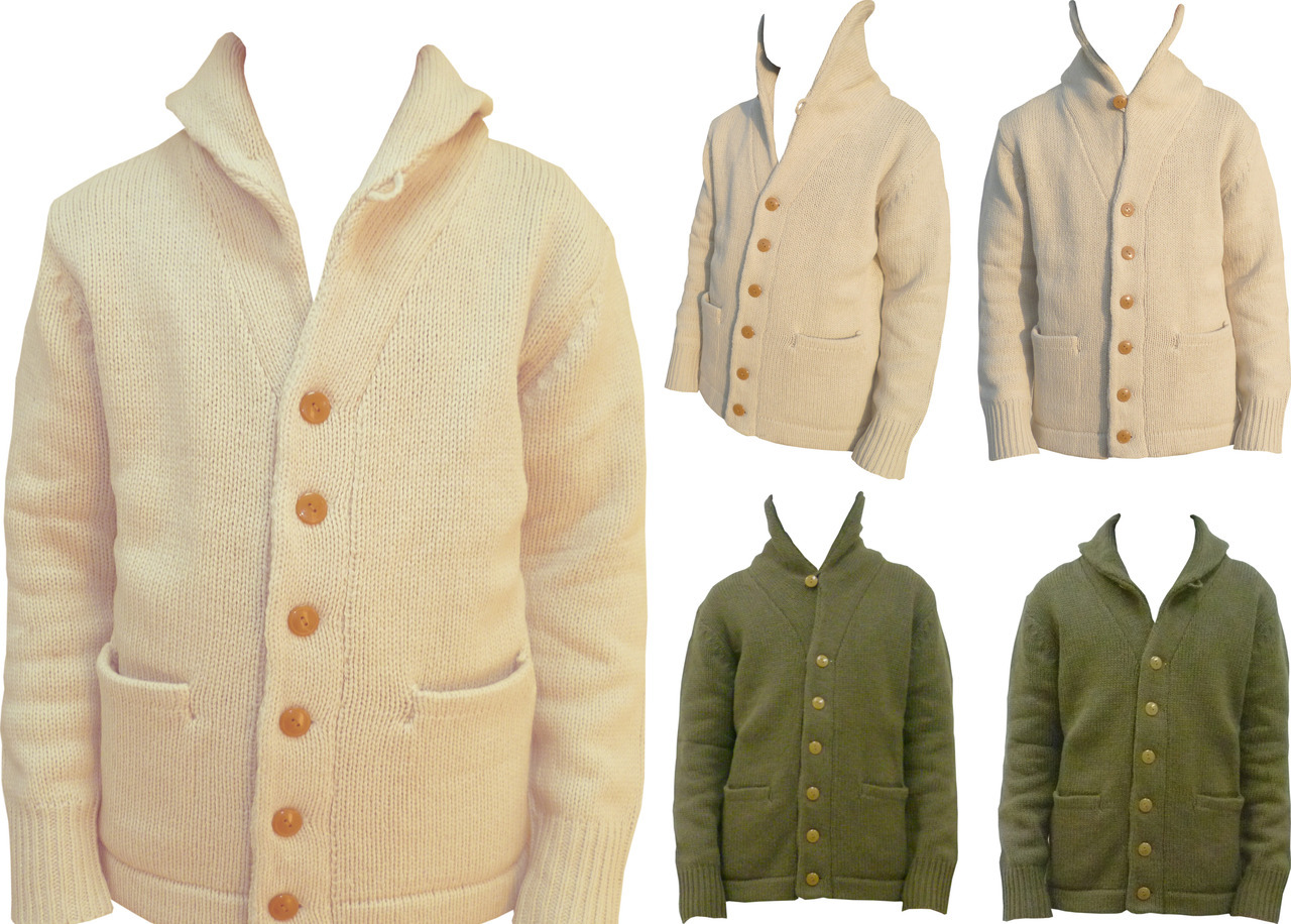 I&rsquo;m enamored of this heavy wool cardigan