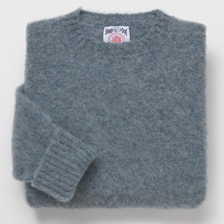 It&rsquo;s on sale: Shetland crewneck sweaters