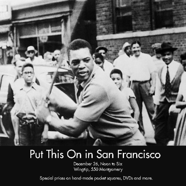 If you&rsquo;re in the Bay Area for the holidays, stop by Wingtip the day after Christmas, say hi to me and my mom