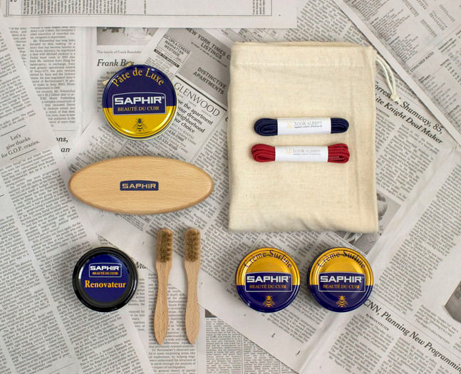 Saphir Shoe Polishing Kit for $45