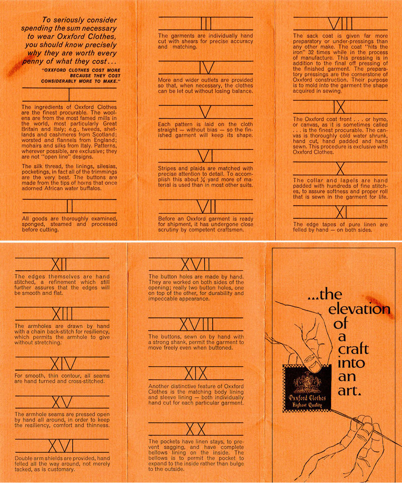 The Elevation of a Craft Into an Art