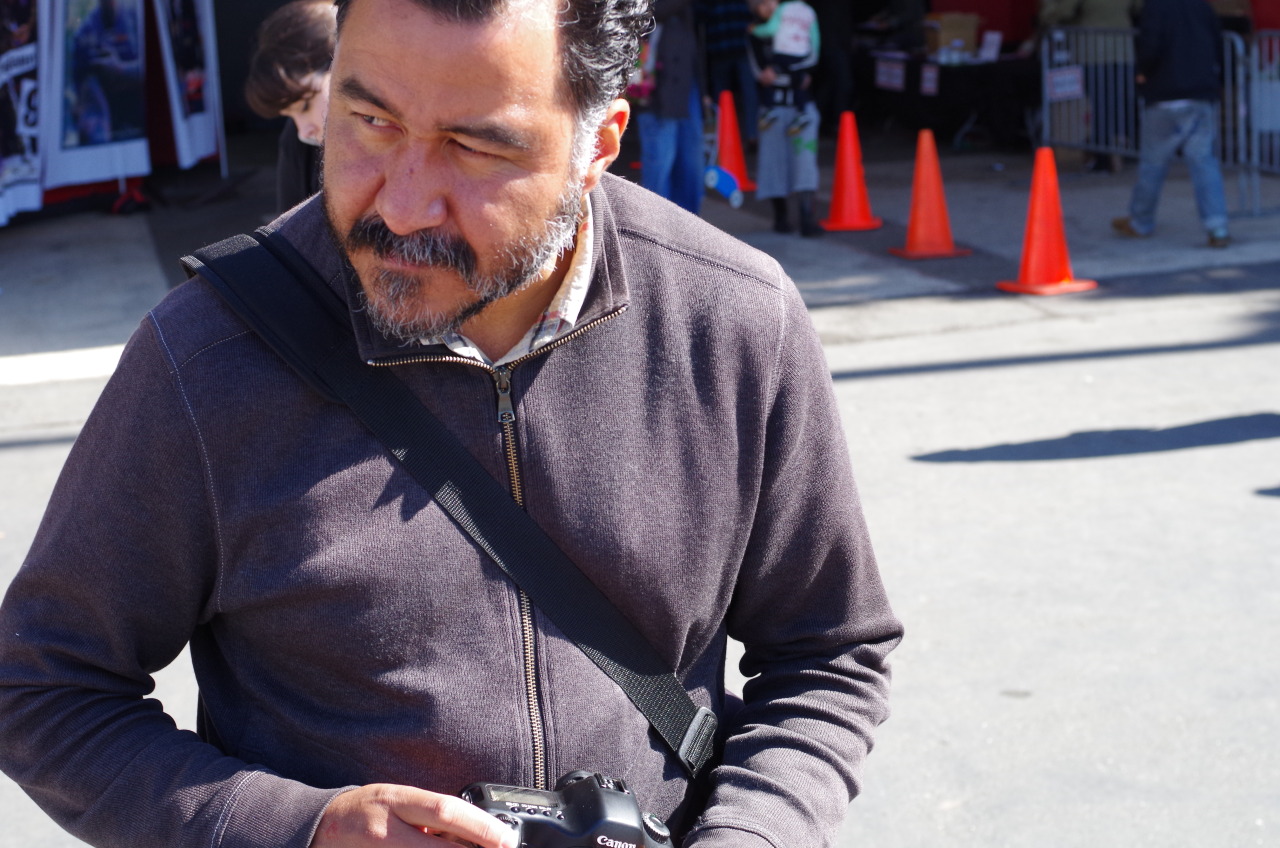 Noe Montes at Inspiration LA yesterday