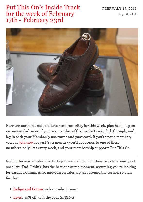 What do you get with the Inside Track?