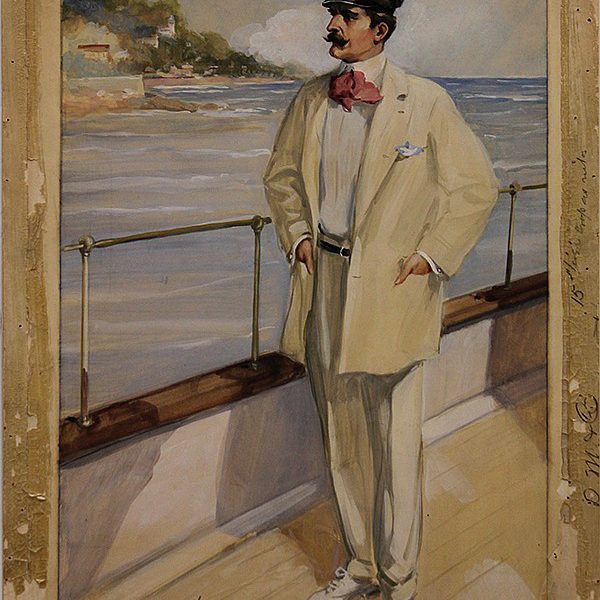 &ldquo;The Yachtsman&rdquo;, Illustration by Martin Justice