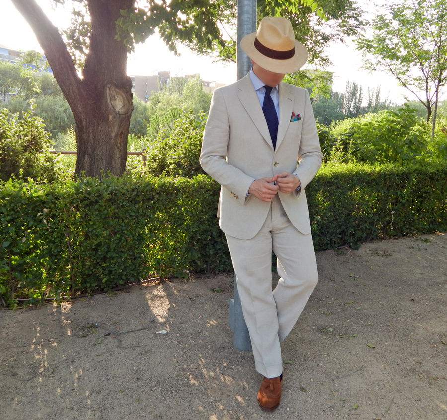 Real People: Cream Linen Suits