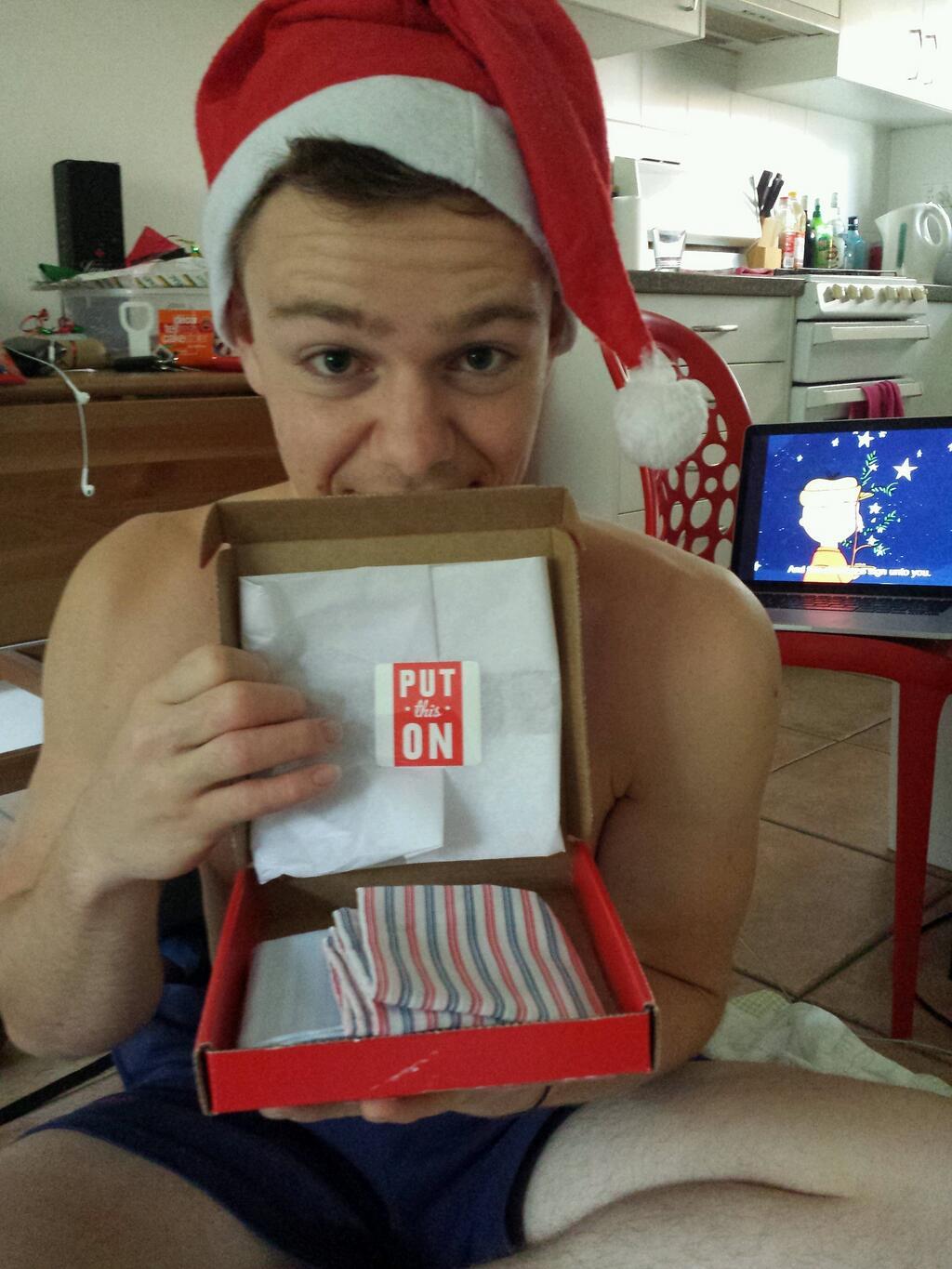 Who got this perfect Christmas gift from his girlfriend?