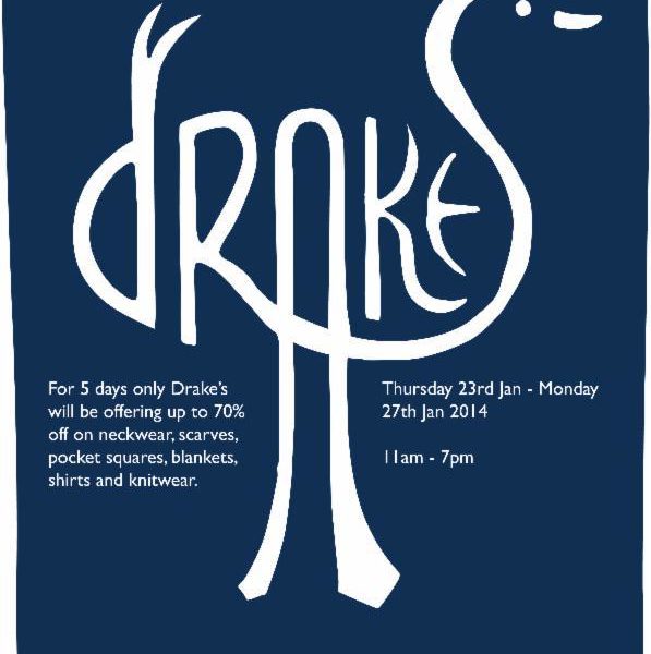 Drake&rsquo;s Pop Up Shop