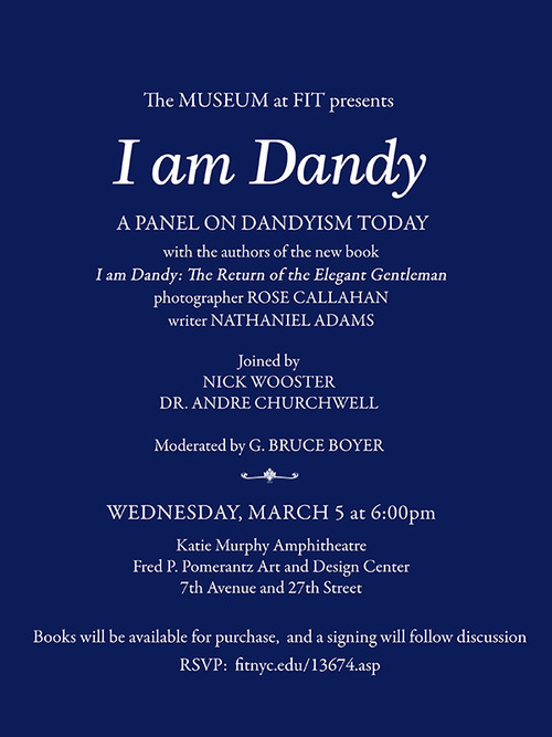 Rose Callahan, Nathaniel Adams and two of the dandies featured in their excellent book