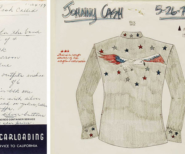 Johnny Cash&rsquo;s Nudie Order, 1977