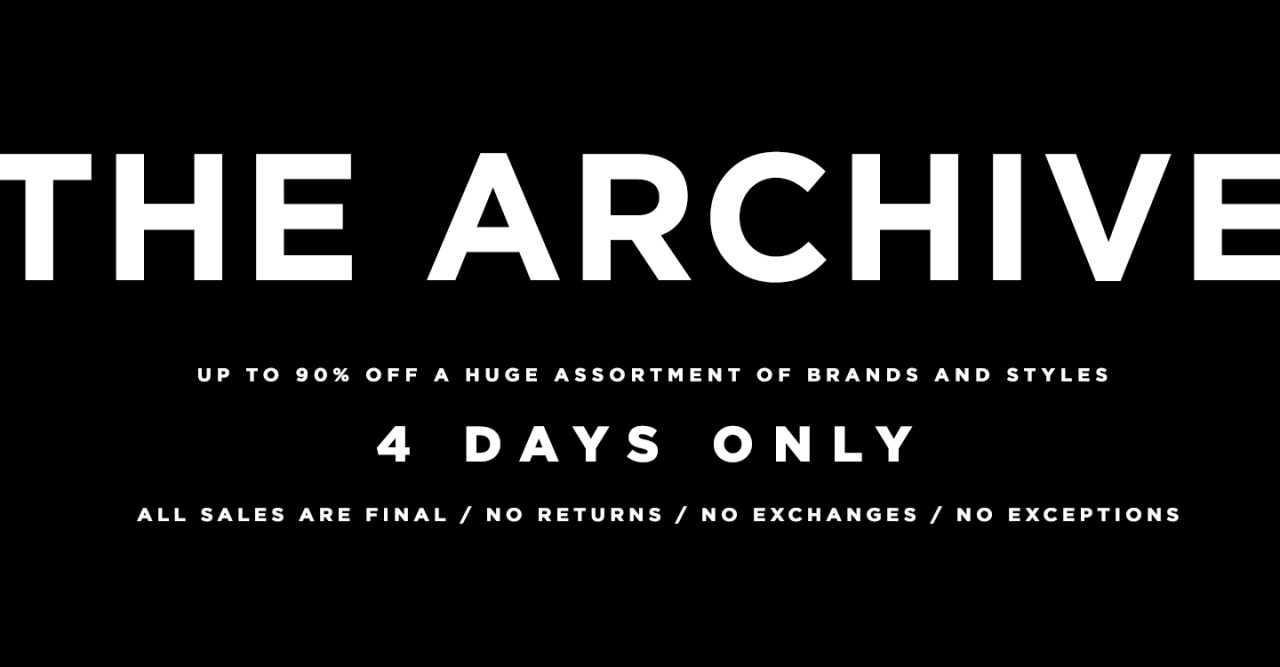 It&rsquo;s on Sale: Unionmade Archive