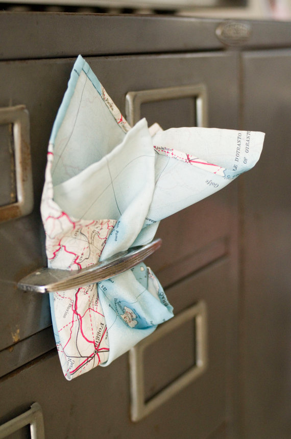 Escape Map Silk Squares to Benefit Veterans