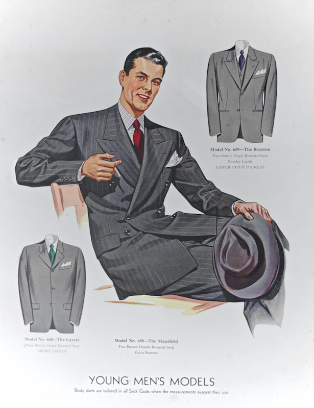 Cool scans of menswear illustrations