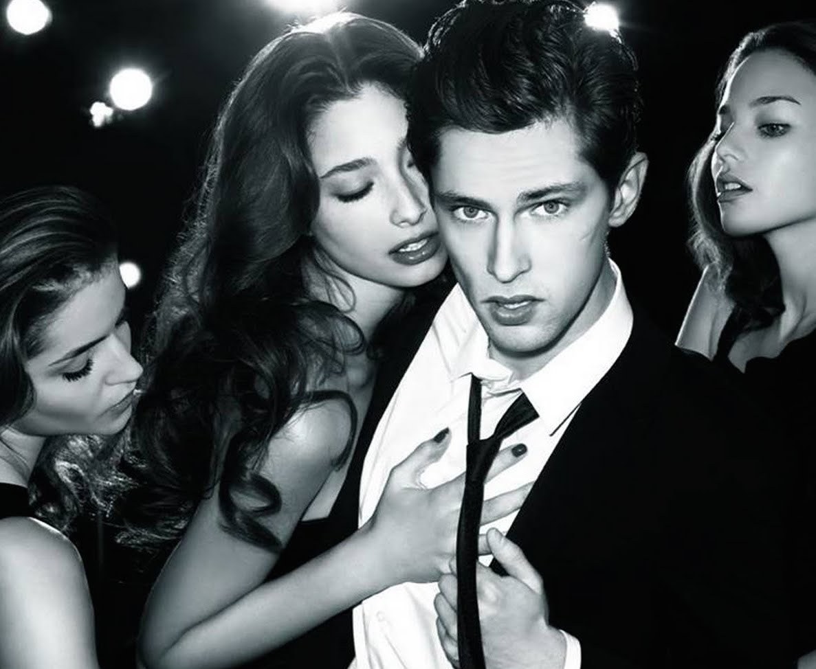 we are presented with the same images of brooding men