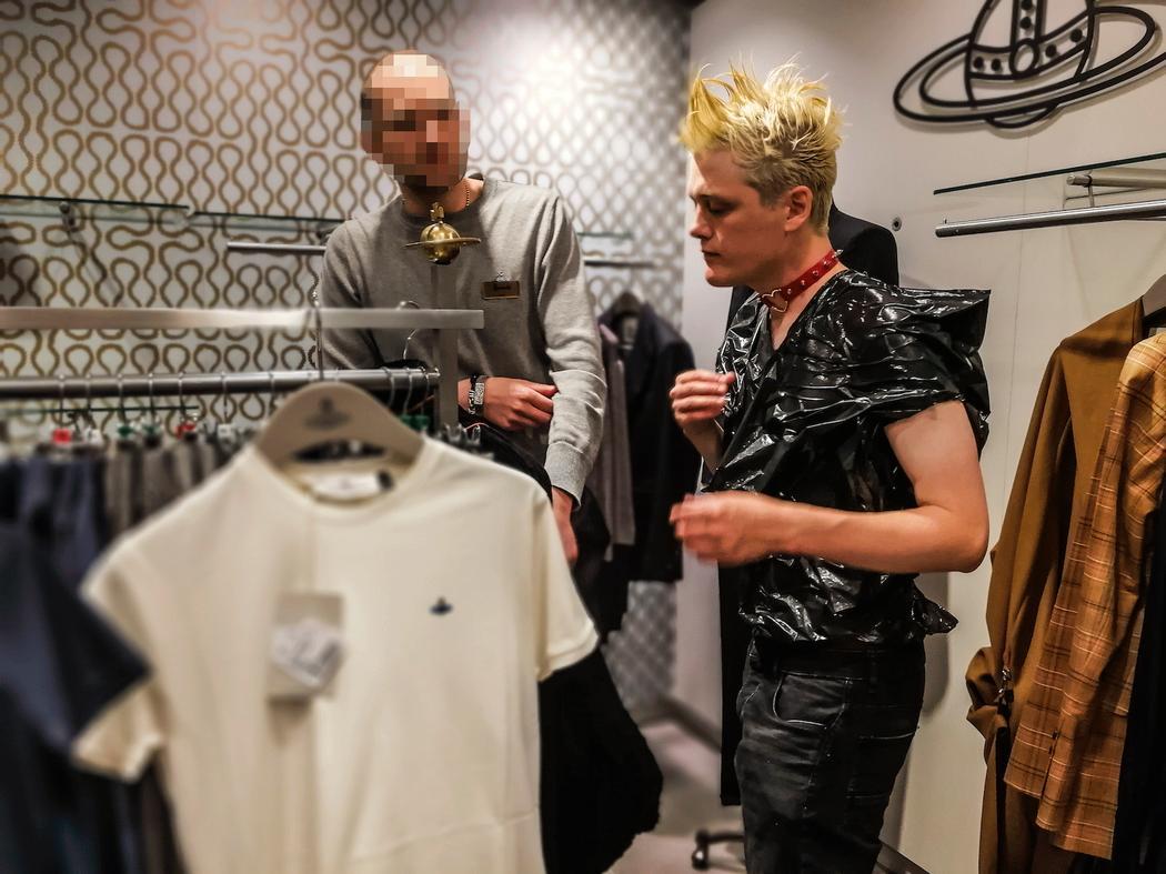 Legendarily Snobbish Store Welcomes Pranking Goof