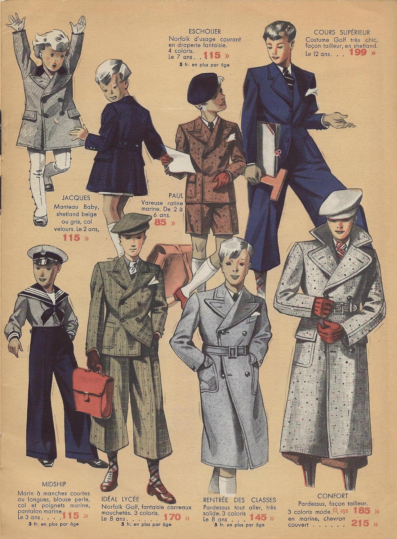 Bayard in the 1930s: Formal Wear, Kids & Women’s